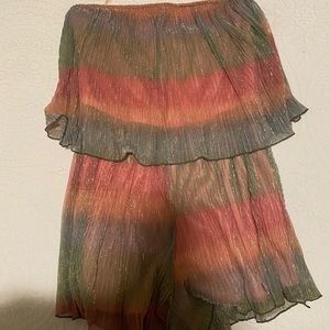 WILD HONEY RAINBOW ROMPER